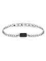 Bracciale Donna Brosway Ink BIK114 in Acciaio Silver e Swarosvki Nero