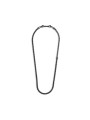 Collana Uomo Marlù 30CO0004N in Acciaio Nero Catena Serpentina