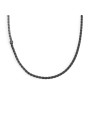 Collana Uomo Marlù 30CO0004N in Acciaio Nero Catena Serpentina