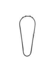 Collana Uomo Marlù 30CO0005N in Acciaio Nero Catena Meccanica Marina