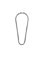 Collana Uomo Marlù 30CO0005N in Acciaio Nero Catena Meccanica Marina