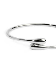 Bracciale Donna Marlù 33BR0062 rigido contrarié con goccia Silver