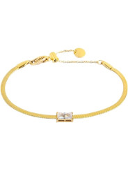 Bracciale Donna Marlù Sparkles 31BR0010G-W in Acciao Pvd Oro con Zircone Bianco…
