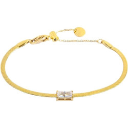 Bracciale Donna Marlù Sparkles 31BR0010G-W in Acciao Pvd Oro con Zircone Bianco…