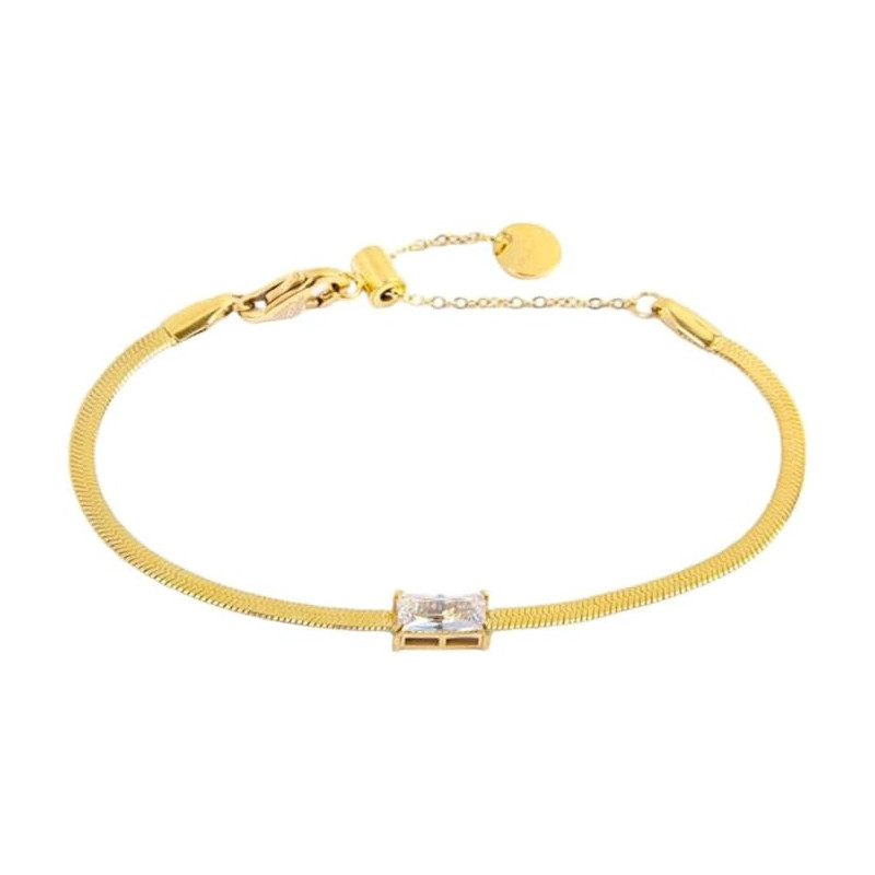 Bracciale Donna Marlù Sparkles 31BR0010G-W in Acciao Pvd Oro con Zircone Bianco… Bracciale Donna Marlù Sparkles 31BR0010G-W in Acciao Pvd Oro con Zircone Bianco…