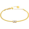 Bracciale Donna Marlù Sparkles 31BR0010G-W in Acciao Pvd Oro con Zircone Bianco…