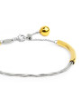 Bracciale Donna Marlù 33BR0071GS catena multifilo Acciaio Silver e Oro