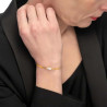 Bracciale Donna Marlù Sparkles 31BR0010G-W in Acciao Pvd Oro con Zircone Bianco…