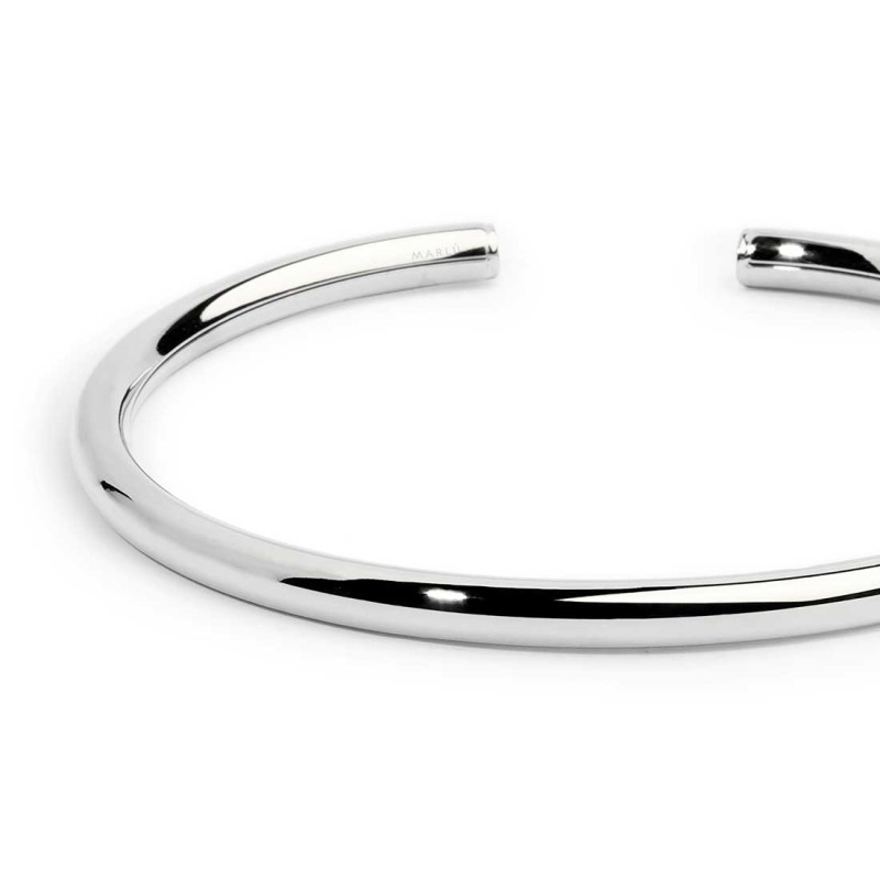 Bracciale Marlù 33BR0074 Rigido Tubolare Silver in Acciaio | Bracciali Marlù