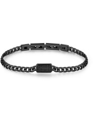 Bracciale Donna Brosway Ink BIK116 in Acciaio Colore Nero e Swarosvki Nero