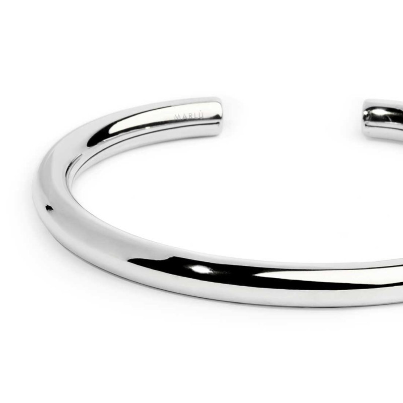 Bracciale Donna Marlù 33BR0075-M rigido tubolare Acciaio 0,6cm Silver