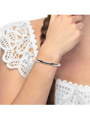Bracciale Donna Marlù 33BR0075-M rigido tubolare Acciaio 0,6cm Silver