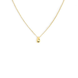 Collana Donna Marlù 33CN0036 Acciaio Oro centrale a forma di goccia