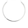 Collana Donna Marlù 33CN0044 tubolare a sezione tonda Acciaio Silver