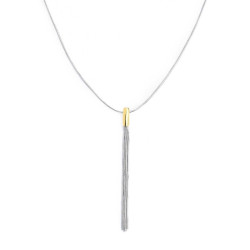 Collana Donna Marlù 33CO0035GS centrale pendente multifilo Acciaio Silver