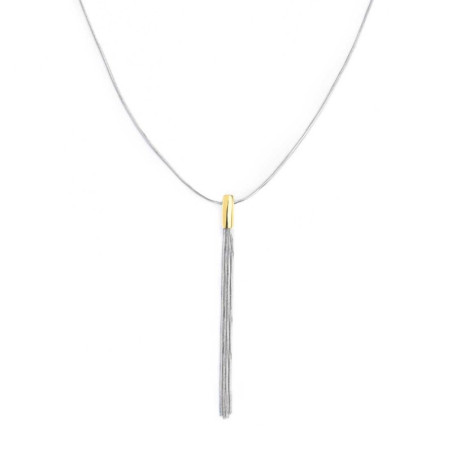 Collana Donna Marlù 33CO0035GS centrale pendente multifilo Acciaio Silver