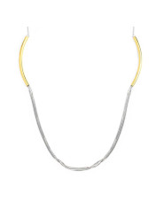 Collana Donna Marlù 33CO0036GS catena snake centrale Acciaio Silver