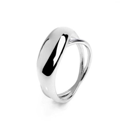 Anello Donna Marlù 33AN0047-20 doppia fascia Acciaio Silver