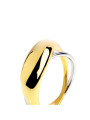 Anello Donna Marlù 33AN0047GS-10 doppia fascia Acciaio Oro e Silver