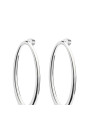 Orecchini Donna Marlù 33OR0098 anello ovale Acciaio Silver