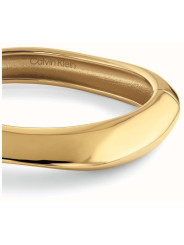 Bracciale Donna Calvin Klein 35000818 Sculpted Bangle Acciaio Oro