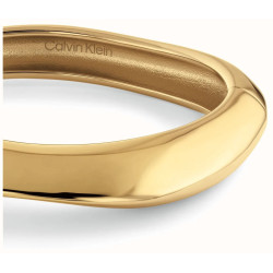 Bracciale Donna Calvin Klein 35000818 Sculpted Bangle Acciaio Oro