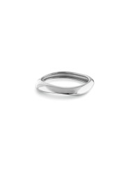 Bracciale Donna Calvin Klein 35000817 Scolpito Bangle Acciaio Silver