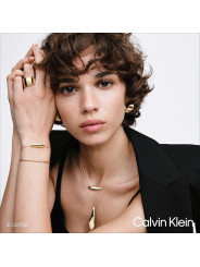 copy of Anello Donna Calvin Klein 35000834C Modern Purity Acciaio Oro 54mm