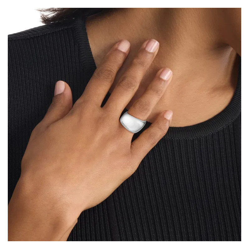 Anello Donna Calvin Klein 35000833C Modern Purity Acciaio Silver 54mm