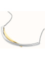 Collana Donna Calvin Klein 35000847 Elliptical in Acciaio Silver e Oro