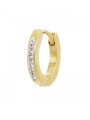 Mono Orecchino Donna Marlù 2OR0059G-W Cerchio 13mm in Acciaio Oro
