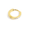 Mono Orecchino Donna Marlù 2OR0059G-W Cerchio 13mm in Acciaio Oro