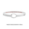 Bracciale Donna Marlù 18BR056 rigido zampina in Acciaio Silver