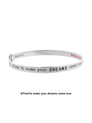 copy of copy of copy of copy of copy of Bracciale Donna Marlù 18BR059 rigido farfalla in Acciaio Silver