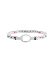 Bracciale Donna Marlù 18BR061 rigido coccinella in Acciaio Silver