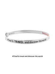 copy of copy of copy of copy of copy of copy of Bracciale Donna Marlù 18BR059 rigido farfalla in Acciaio Silver