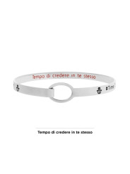 Bracciale Donna Marlù 18BR066 rigido mano di fatima in Acciaio Silver