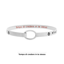 Bracciale Donna Marlù 18BR066 rigido mano di fatima in Acciaio Silver