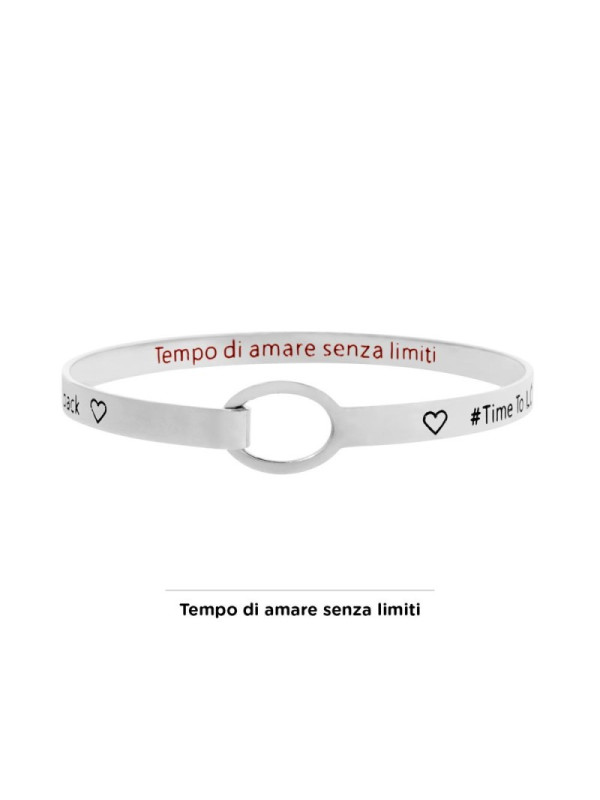 copy of copy of copy of copy of copy of copy of copy of copy of copy of Bracciale Donna Marlù 18BR059 rigido farfalla in Acciai
