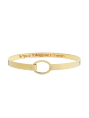 Bracciale Donna Marlù 18BR062G Rigido cocktail in Acciaio Oro