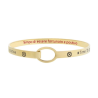 Bracciale Donna Marlù 18BR065G Rigido quadrifoglio in Acciaio Oro