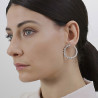 Orecchini da Donna Brosway Symphonia BYM73 in Acciaio Silver Con Cristalli