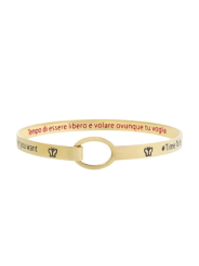 Bracciale Donna Marlù 18BR059G Rigido farfalla in Acciaio Oro