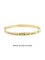Bracciale Donna Marlù 18BR056G Rigido zampina in Acciaio Oro
