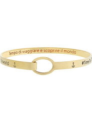 Bracciale Donna Marlù 18BR058G Rigido viaggio in Acciaio Oro