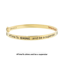 Bracciale Donna Marlù 18BR055G Stella Acciaio Oro