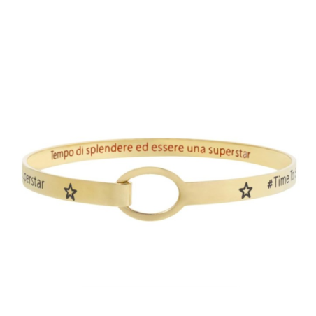 Bracciale Donna Marlù 18BR055G Stella Acciaio Oro