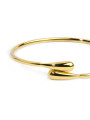 Bracciale Donna Marlù 33BR0062G rigido contrarié con goccia Acciaio Oro