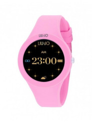 Orologio Donna Smartwatch Liujo Luxury Voice Paint SWLJ127 Cinturino Silicone Rosa