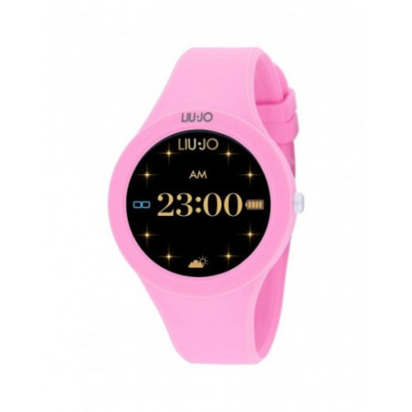 Orologio Donna Smartwatch Liujo Luxury Voice Paint SWLJ127 Cinturino Silicone Rosa